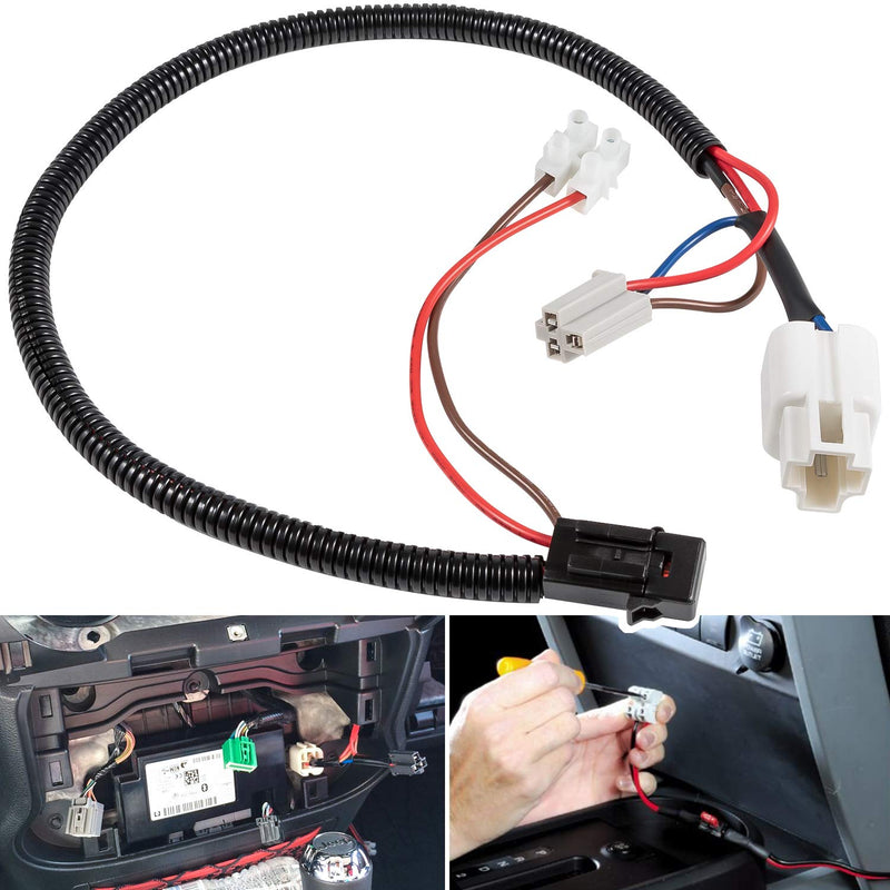 [Australia - AusPower] - 12 Volt Power Adapter for 2018-2020 2021 2022 Jeep Wrangler JL JLU Unlimited & Gladiator JT & for 1999-2018 Jeep Wrangler JK JKU TJ Unlimited 