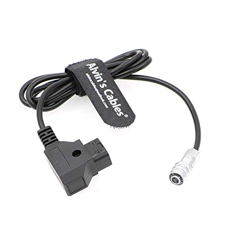 Alvin's Cables BMPCC4K to D Tap Power Cable for Blackmagic Pocket Cinema Camera 4K Gold Mount V Mount Battery Weipu 2 Pin Female to P Tap 1M