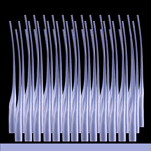 PAGOW Glue Micro Tips, 100-piece precision adhesive dispenser applicator tips for crafting and CA glue projects