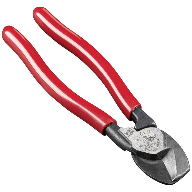 [Australia - AusPower] - Klein Tools 63215 Cable Cutter, Made in USA, High-Leverage 6.5-Inch Compact, Forged From US Made Steel, Ideal for Cutting Aluminum and Copper Cable Compact Cutter 