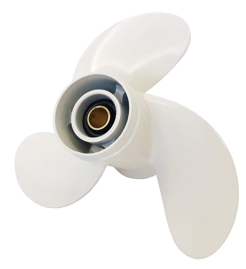 Boat Propeller 8 1/2x8 1/2 -N for Yamaha 6hp 8hp 9.9hp F6 F8 F9.9/ Outboard Propeller for Yamaha 2/4-stroke Engine 6G1-45941-00-EL 8.5x8.5