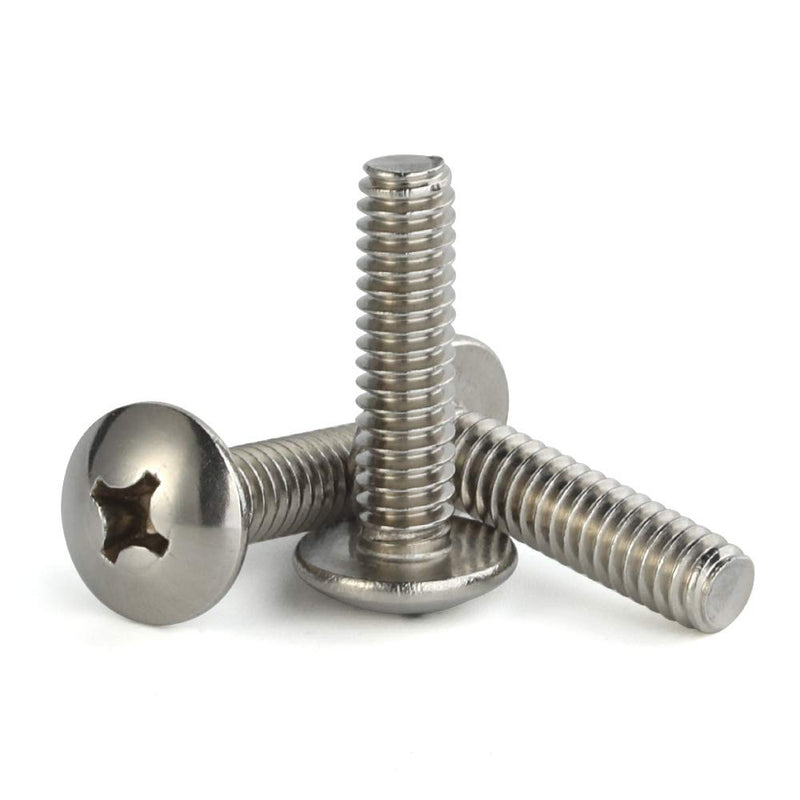 [Australia - AusPower] - M6-1.0 x 25mm Truss Head Machine Screws, Full Thread, 18-8 Stainless Steel, Quantity 25 M6-1.0 x 25mm 