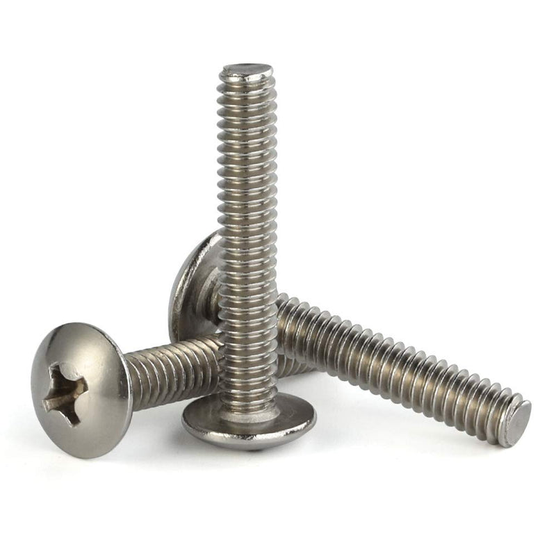 [Australia - AusPower] - 1/4-20 x 1-1/2" Truss Head Machine Screws, Full Thread, 18-8 Stainless Steel, Quantity 20 1/4-20 x 1-1/2" 