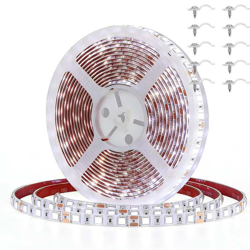 Obcursco 16.5FT Pontoon LED Light Strip, 12V Waterproof Marine Light for Interior and Deck, Night Fishing. Ideal for Pontoon and Fishing Boat White 16.4FT