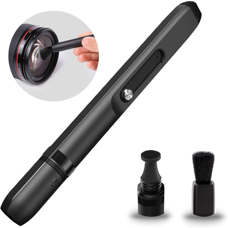 [Australia - AusPower] - Vsgo V-P01e Professional Lens Cleaning Pen Lens Brush Double-Ended Lens Pen With Soft Brush And Nano Optical Carbon Compatible For Camera Lens Cleaning, Optical Lens, Glasses Cleaning And Other Lenses 