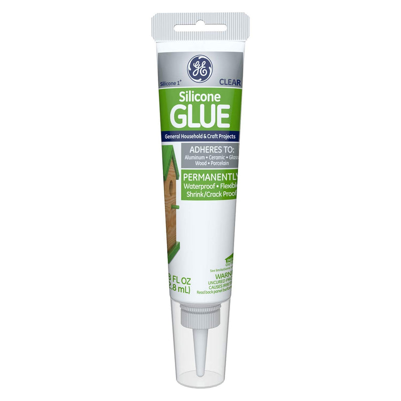 [Australia - AusPower] - GE Household Silicone 1 Glue Clear, 2.8 oz, 1, Tube 