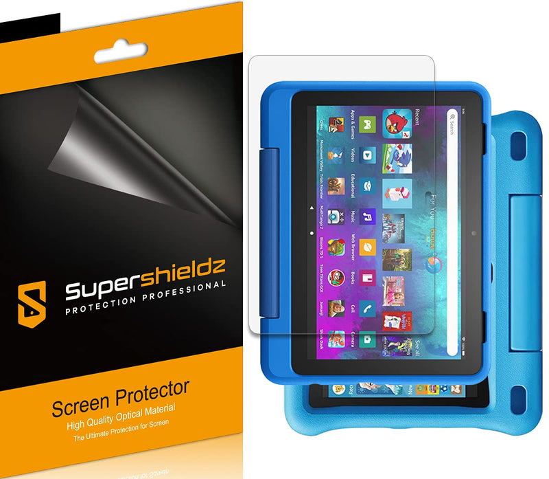 [Australia - AusPower] - Supershieldz (3 Pack) Designed for All-New Fire HD 8 Kids and Fire HD 8 Kids Pro Tablet 8 inch (12th/10th generation - 2022/2020 release) Screen Protector, High Definition Clear Shield (PET) 