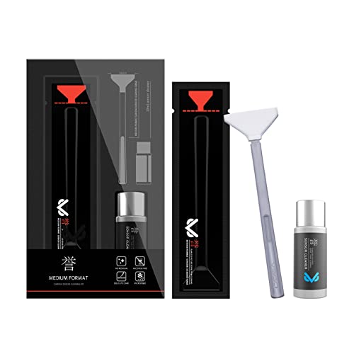 VSGO Mirrorless Camera Sensor Cleaning Kit for Meduim Format Cameras, 12pcs 34mm CMOS Swabs and 10ml Cleaner Inluded (VS-S04E)