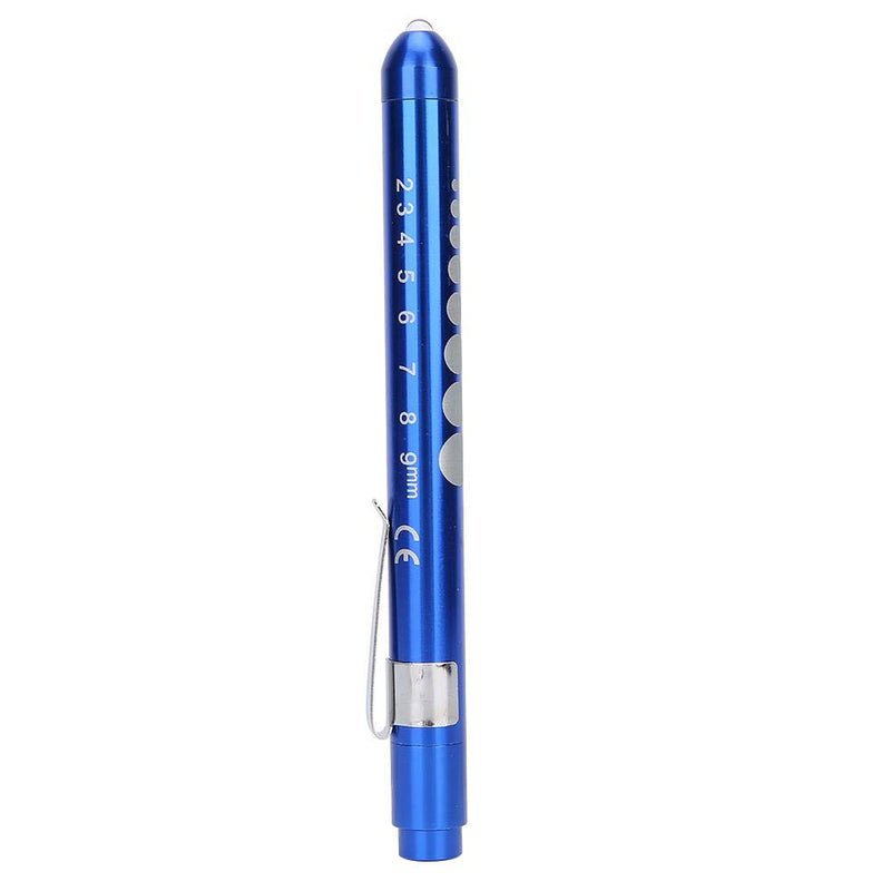 ZJchao LED Penlight Professional Portable Diagnostic Lamp Clinical Pen Ophthalmic Examination Pupil Check Pen Light for Doctor Nurse(Blue) Blue