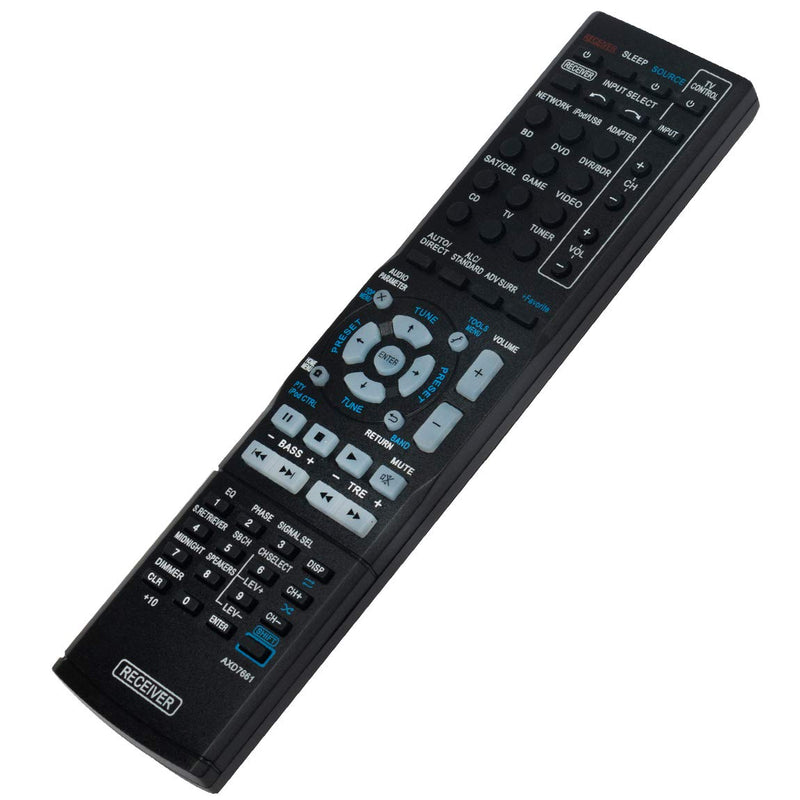 [Australia - AusPower] - AXD7661 Replacement Remote Control fit for Pioneer AV Receiver VSX-822-K VSX822K VSX-1022-K VSX1022K 