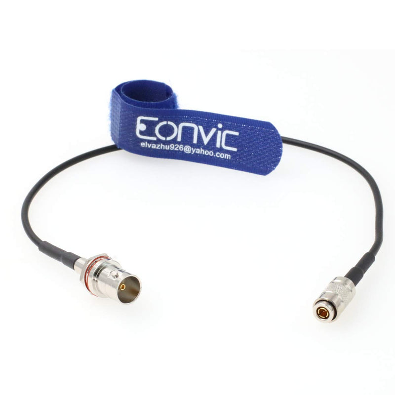 [Australia - AusPower] - Eonvic RG174 75ohm HD SDI DIN 1.0/2.3 Straight to BNC Female RF Coaxial Cable for Blackmagic HyperDeck Shuttle straight DIN-female BNC 12 inch/30cm 