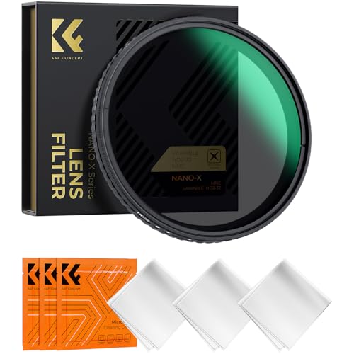 K&F CONCEPT 37mm Variable ND Filter ND2-ND32 (1-5 Stops) No X Cross