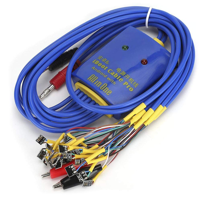 [Australia - AusPower] - Bewinner1 Power Supply Boot Line, Durable Mobile Phone Repair Test Cable with Smart Anti-Burn for Android/Connecting Wire Mode(18+5+1) 