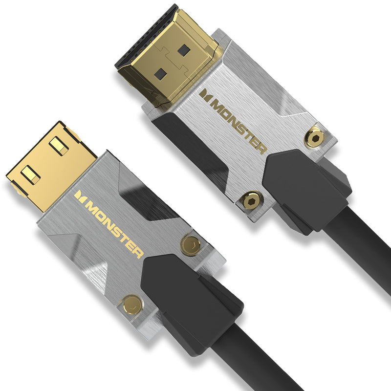 Monster M-Series Certified Premium HDMI Cable 2.0, High-Speed 22.5 Gbps, 4K UHD 60Hz, Triple-Layer Shielding, Duraflex Jacket, HDMI Cable for TV, Monitor, Gaming, PC, 16.4 ft