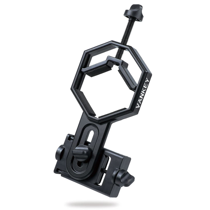 [Australia - AusPower] - Large Telescope Phone Mount, Metal Phone Adapter for Spotting Scope, Monocular, Binocular - Fits iPhone, Samsung and More Smartphone (Bluesky V1-L) Large Size 