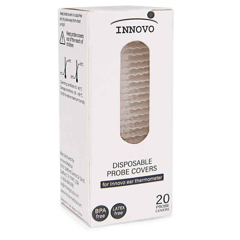 [Australia - AusPower] - Innovo Medical iE100A and iE100B Ear Thermometer Probe Cover, Lens Filter, Protection from Dust and Ear Wax 