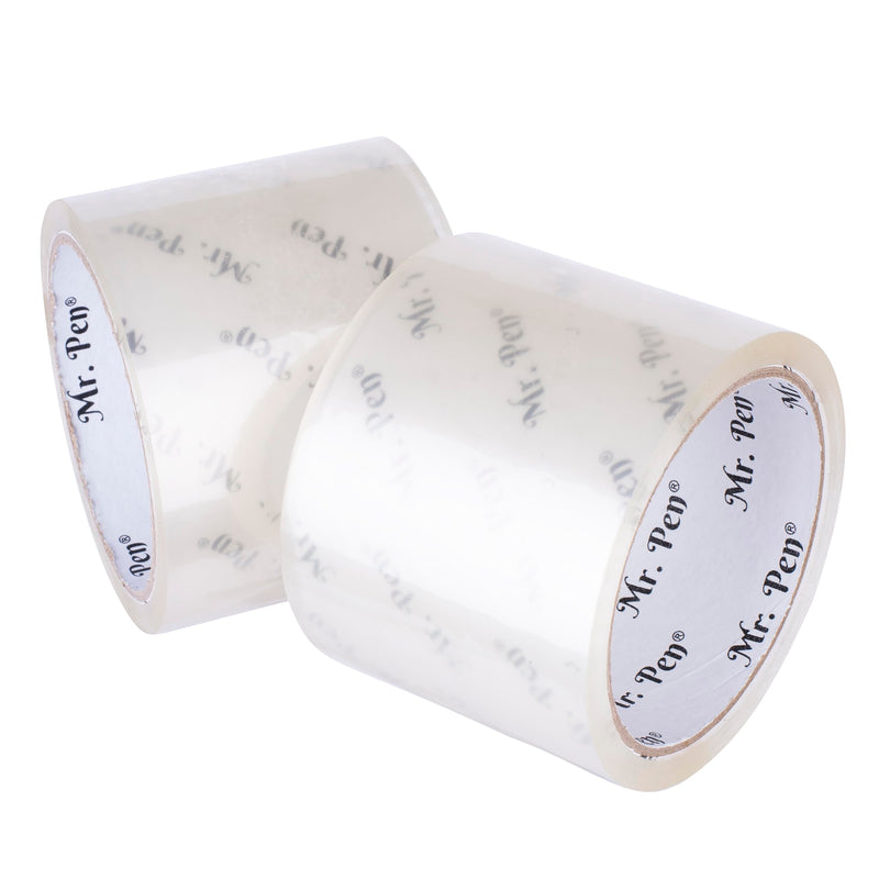 [Australia - AusPower] - Mr. Pen- 3 inch Packing Tape, 2 Pack, Wide Tape, 45 Yards, 1.9mil, No Smell, 3 inch Tape, Shipping Tape, Packaging Tape, Packing Tape Rolls, Clear Packing Tape, Moving Tape, Packing Tape Refill 