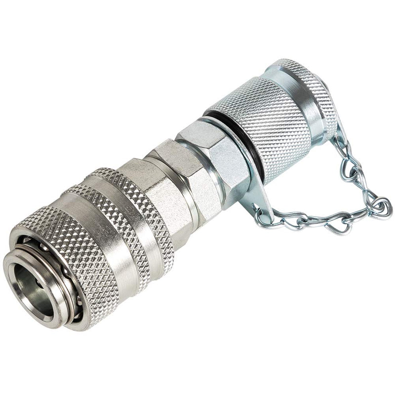 [Australia - AusPower] - Hydraulic Pressure Test Coupling Kit Fits for Parker PD Series Coupler, Caterpillar Case John Deere Excavator Construction Machinery 