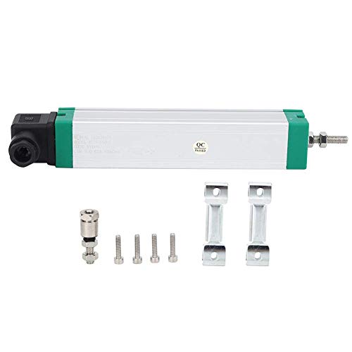 Electronic Ruler Pull Rod Displacement Sensor for Injection Molding IP67 Linear Position Sensor Made of Stainless Steel for Lathes (KTC-100)