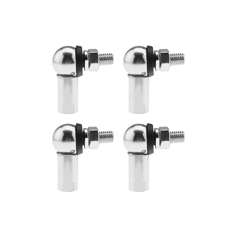 [Australia - AusPower] - Micro Traders 4Pcs Angle Linkage Ball Joint Kit, with Spring Clip Dust Seal CS DIN 71802 Gear Linkage Replacements M6 (RH) 