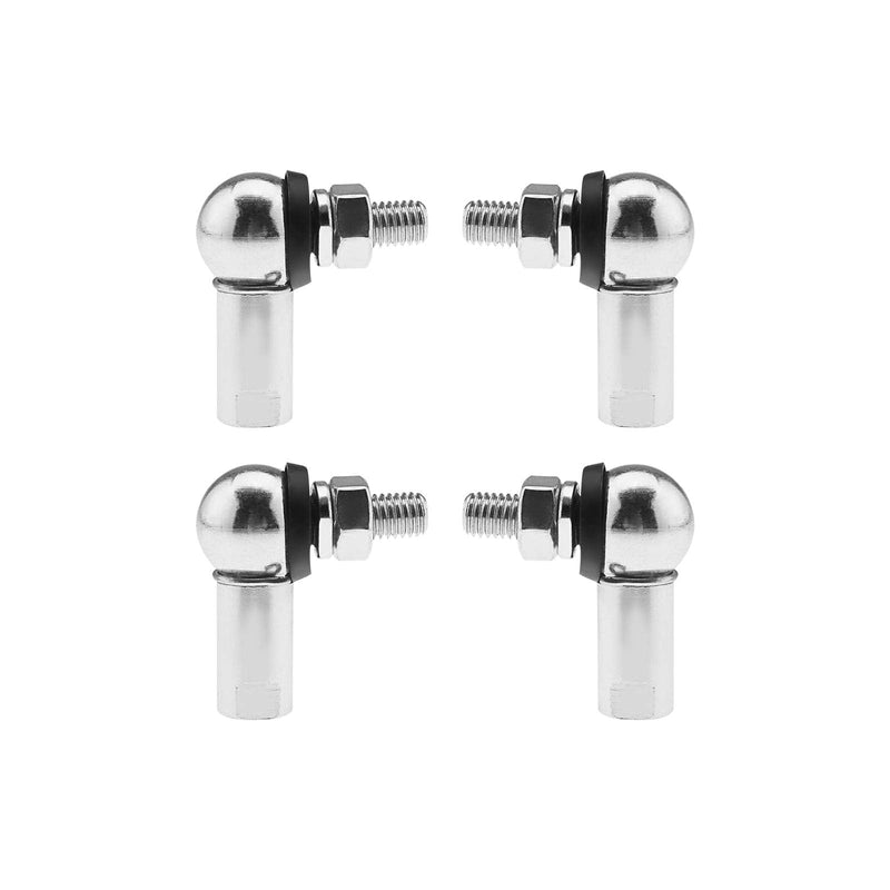 [Australia - AusPower] - 4Pcs Angle Linkage Ball Joint Kit, with Spring Clip Dust Seal CS DIN 71802 Gear Linkage Replacements M6 (LH and RH) 