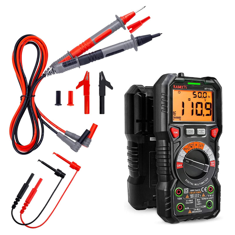 [Australia - AusPower] - Test Leads Set KET01 & Multimeter HT118A 