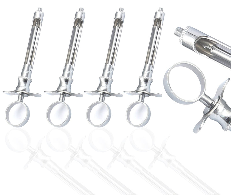 [Australia - AusPower] - 4 Premium Dental Anesthetic Syringe Self-Aspirating 1.8CC-Dental Instruments 