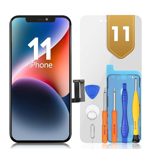 Bokman Display Repair Kit Compatible with Black iPhone X | (including glass, retina LCD, touch screen), matching professional tool kit included iPhone 11