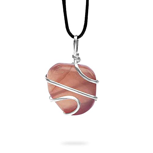 Ayana Crystals Fluorite Pendant Necklace – Natural Rainbow Fluorite Crystal for Clarity & Balance, Heart and Third Eye Chakra, Ethically Sourced, Ideal Pisces Birthstone Jewelry
