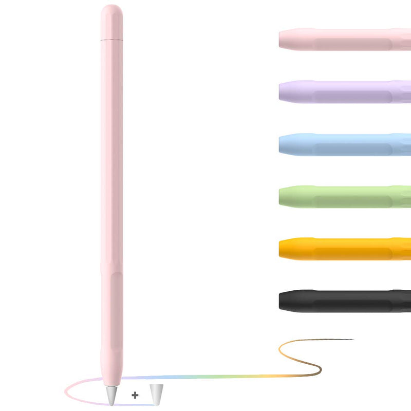 [Australia - AusPower] - YINVA Case for Apple Pencil Apple Pencil Accessories Grip Holder for Apple Pencil 1st Generation Cover Sleeve for Apple Pencil with Protective Nib Cover for iPad Pencil(Pink) Pink For 1st Gen 