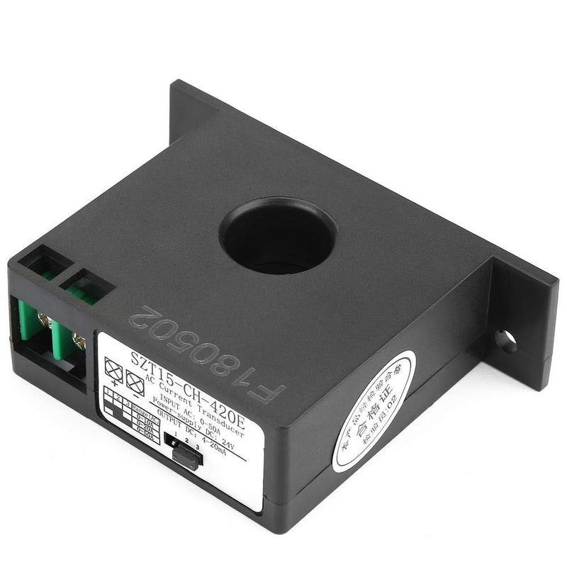 AC Converter, SZT15-CH-420E Current Transformer Sensor Current Transformer AC 0-50A to DC 0-5V/0-10V/4-20mA