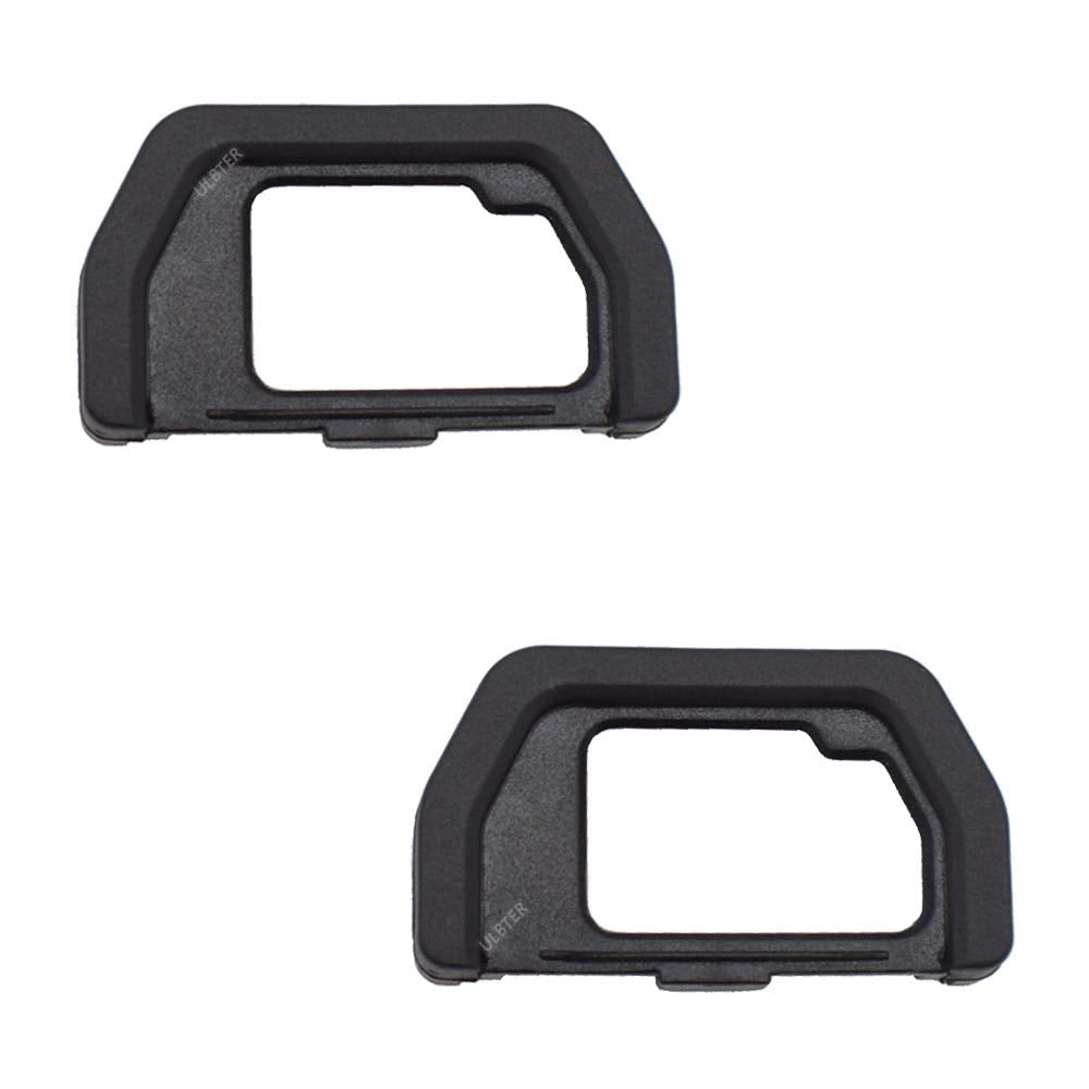 [Australia - AusPower] - EP-15 Eyepiece Eyecup Viewfinder Eye Cup for Olympus OM-D E-M10 Mark II III/E-M5 Mark II Silver/Black Digital Cameras (2-Pack), ULBTER Viewfinder Eye Cup Cover EM5 EM10 MarkII MarkIII 