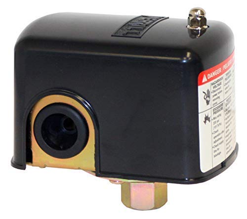 Merrill MPS2040 Water Well Pressure Control & Air-Pump Pressure Switch, 20-40 PSI Pressure Setting, NEMA 1, Adjustable Differential,1/4" Female NPT