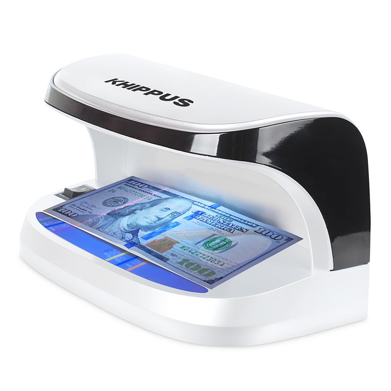 K410 Counterfeit Bill Detector Professional, High Intensity UV LED Counterfeit Money, ID & Credit Cards Verifier K0300