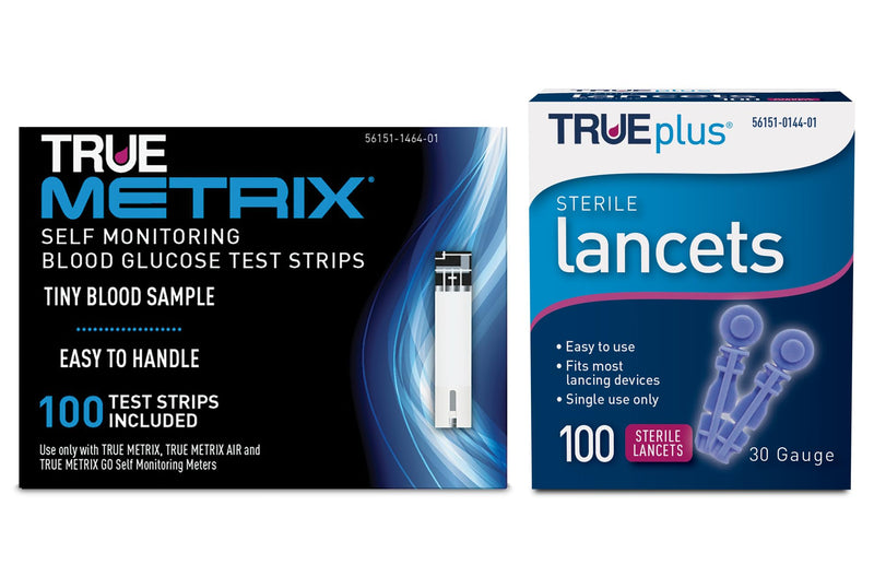 [Australia - AusPower] - 100ct TRUE METRIX® Test Strips + 100ct TRUEplus® 30g Lancets 