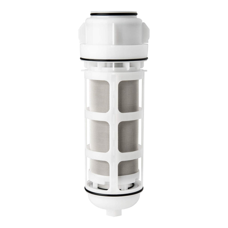 iSpring FWSP100ARB Reusable Spin Down Sediment Water Filter Replacement Cartridge with Scrapper and Seal Cover for WSPARB Series, 100 micron White