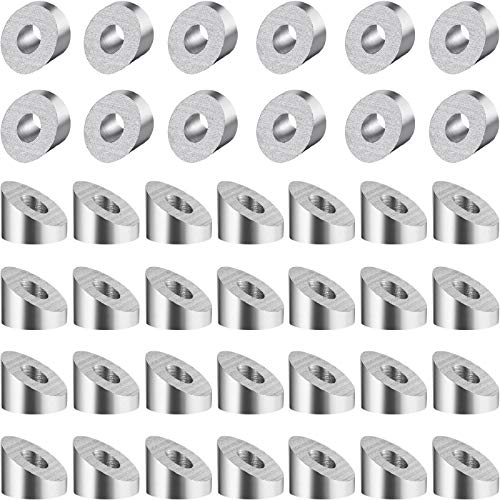 Hotop 1/4-inch 30-degree beveled stainless steel washers, 40-piece set