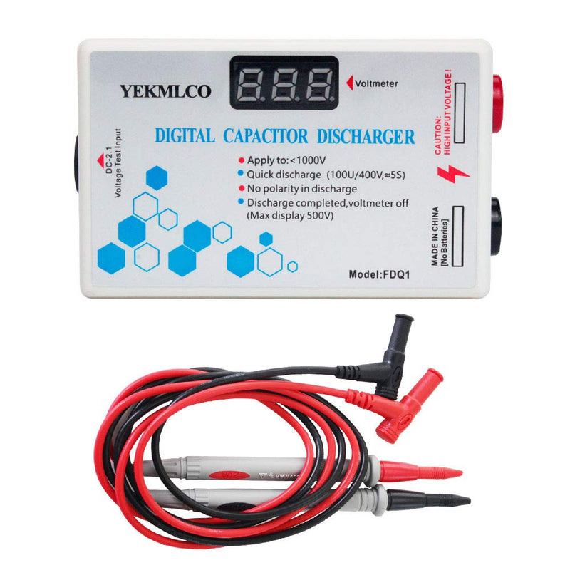 [Australia - AusPower] - Digital Capacitor Discharger Quick Discharge Voltage Tester Protection Electrician Voltage Discharging Tool for Electronic 