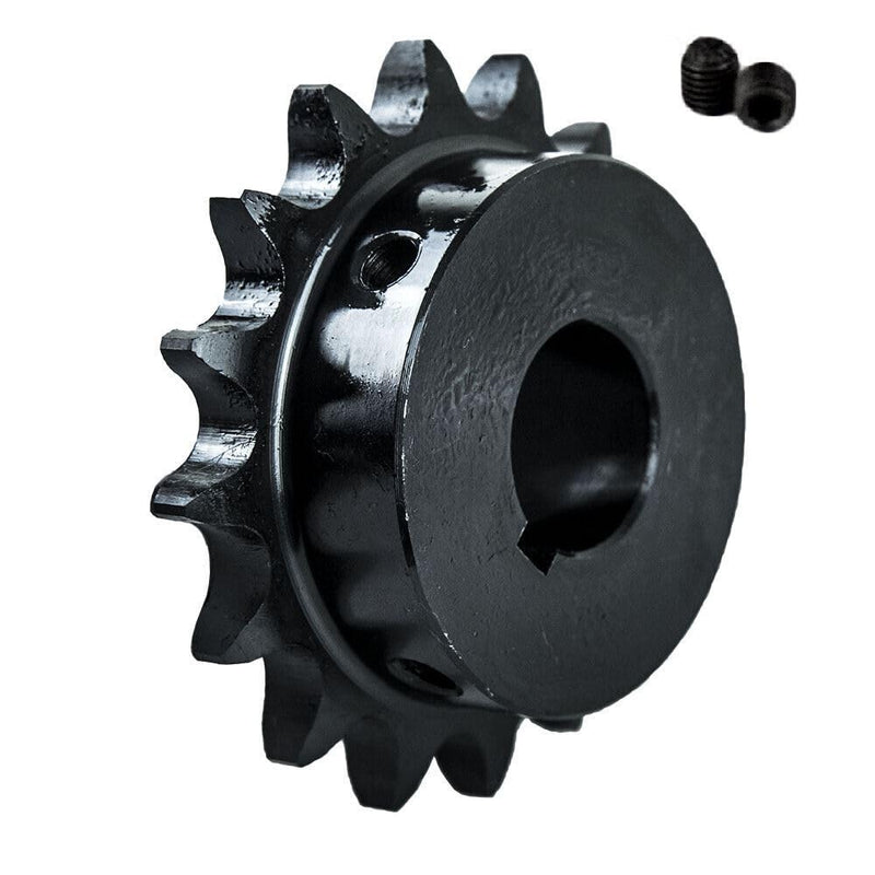 [Australia - AusPower] - Jeremywell #50 Roller Chain Sprocket B Type 1" Bore 16 Tooth 