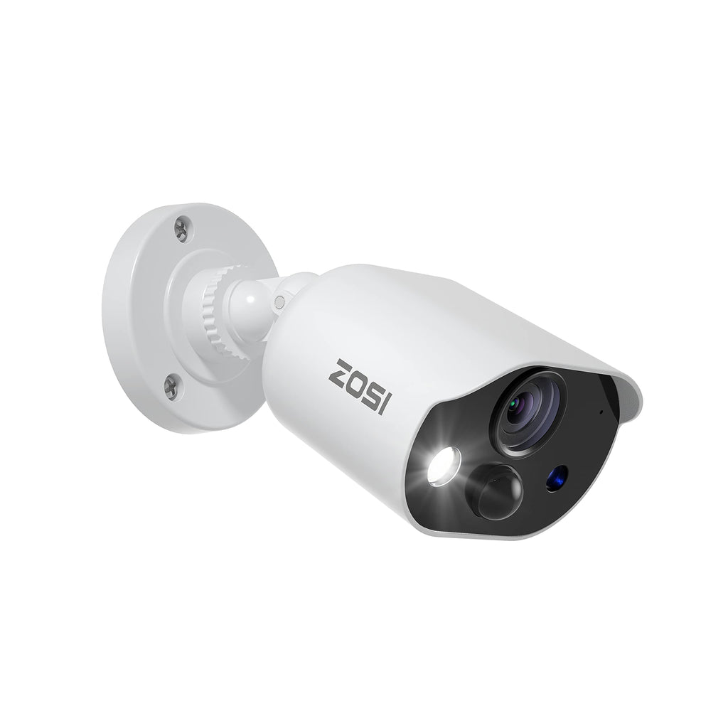 [Australia - AusPower] - ZOSI 1080P HD-TVI Security Camera with Audio, 2MP 1920TVL Indoor Outdoor Surveillance Home Camera, Night Vision, PIR Motion Detection, IP66 Weatherproof, Only Work with ZOSI 3K Lite CCTV DVR Wired-1Cam 