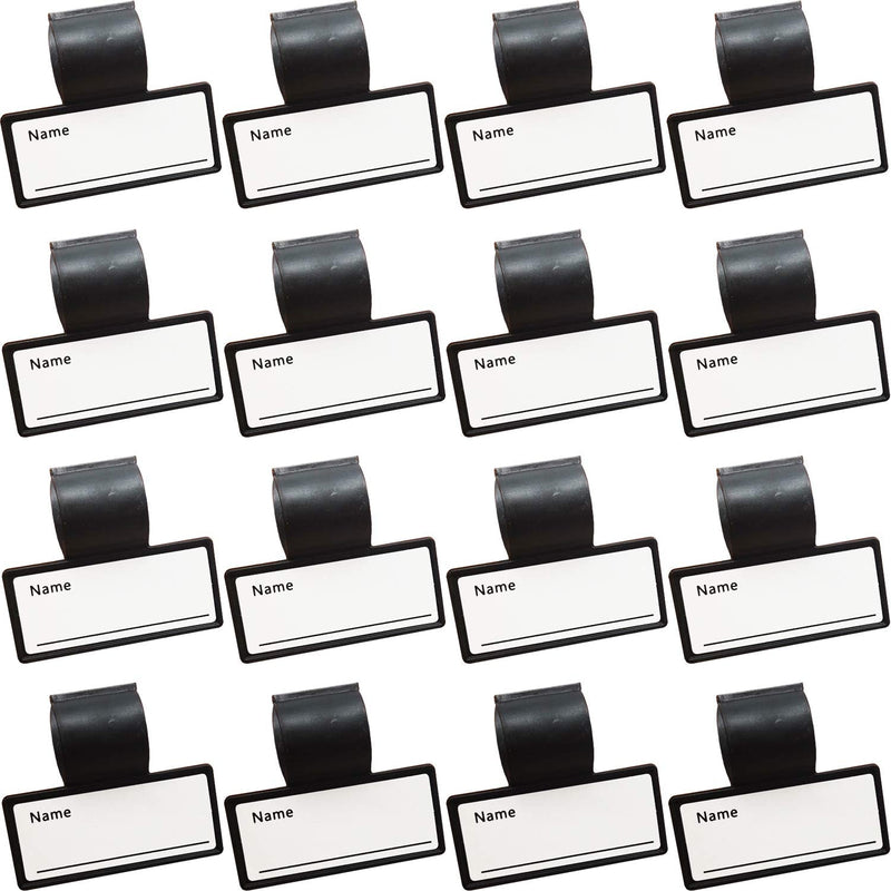 [Australia - AusPower] - TIHOOD 20PCS Plastic Two Sided Name ID Identification Tag Clip for Stethoscope Tube Replacement 