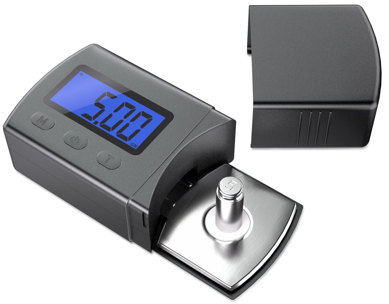 [Australia - AusPower] - DIGITNOW Digital Turntable Stylus Force Scale Gauge 0.01g/5.00g,Tracking Force Pressure Scale for Tonearm Phono Cartridge, Blue LCD Backlight 