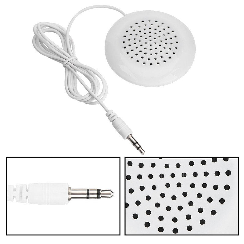 [Australia - AusPower] - 3.5mm White Mini Stereo Sound Music Speaker for iPod & Touch & MP3 & MP4 & CD Player & GB 