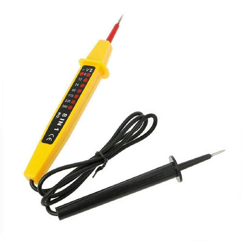 [Australia - AusPower] - Electric Circuit Tester, MACHSWON 8 in 1 Voltage Tester Probe Pen Continuity Detector Pen Meters Tester, 6V~380V 