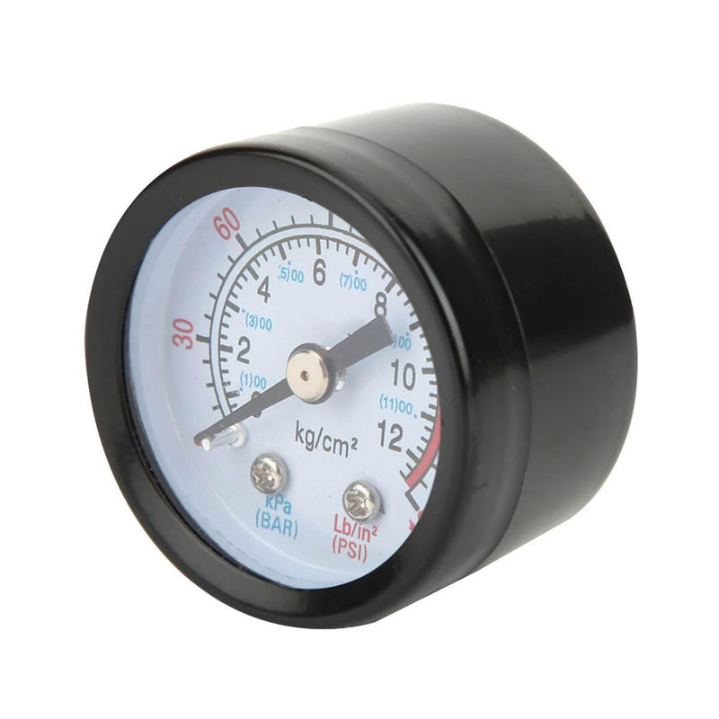 Air Compressor Pressure Gauge for Screw Piston Compressor, Pressure Gauge with 42 mm Diameter, Pressure Gauge for Air Compressors, Iron Shell Instrument