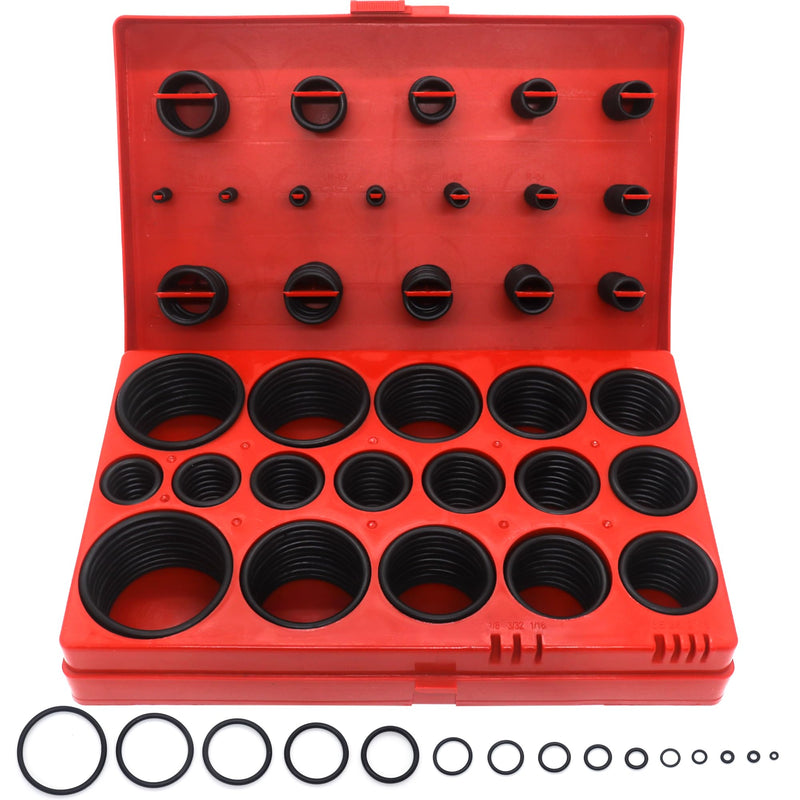 [Australia - AusPower] - 419 Pieces Metric Universal O-Ring Kit, Set of 32 Metric Sizes, Buna-N 70A, Rubber Seals O Rings, for Faucet, Professional Plumbing, Automotive | BUSY-CORNER Metric 419PCS 