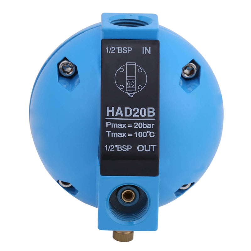 [Australia - AusPower] - Oumefar Automatic Drain Valve Spherical Condensate Drain Mechanical Round Float Filter Drain Valve Condensate Filter Drain for Compressed Air Drain 1/2BSP 