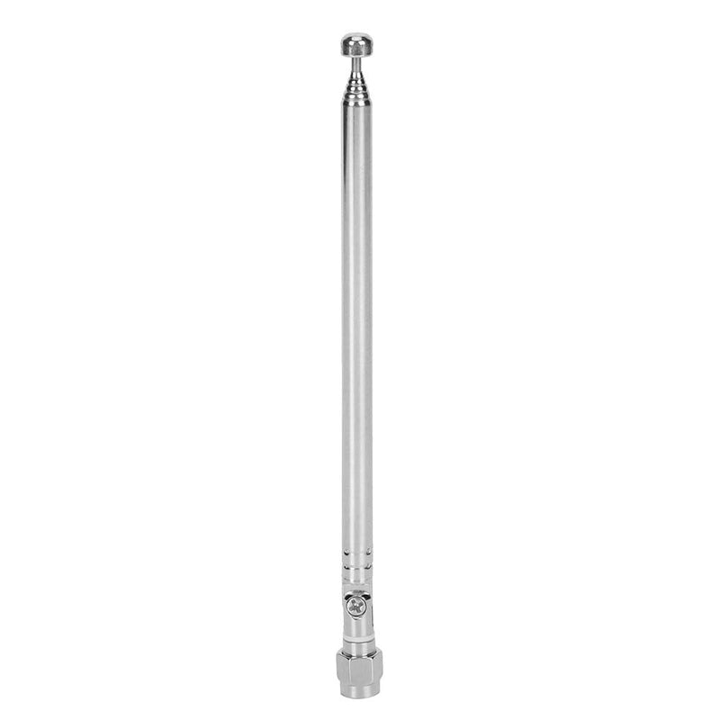 [Australia - AusPower] - Radio Scanner Antenna, 6 Sections Telescopic 40MHz-6G Super Wide Band SMA Male Connector for LimeSDR for HackRF, Adjustable Rotary Angle Alloy 