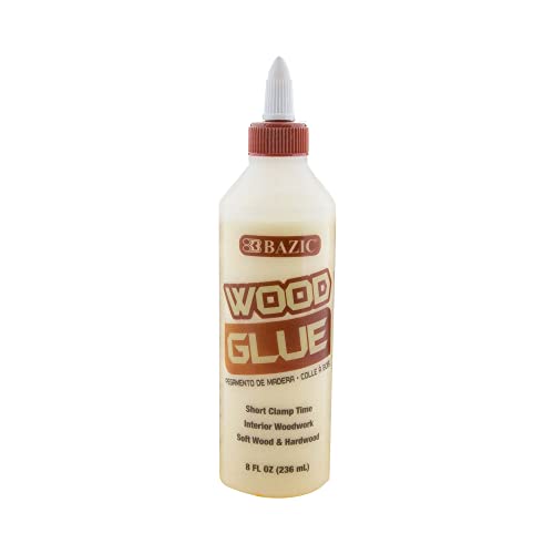 BAZIC Products Wood Glue, 8 fl oz bottle, 1-pack
