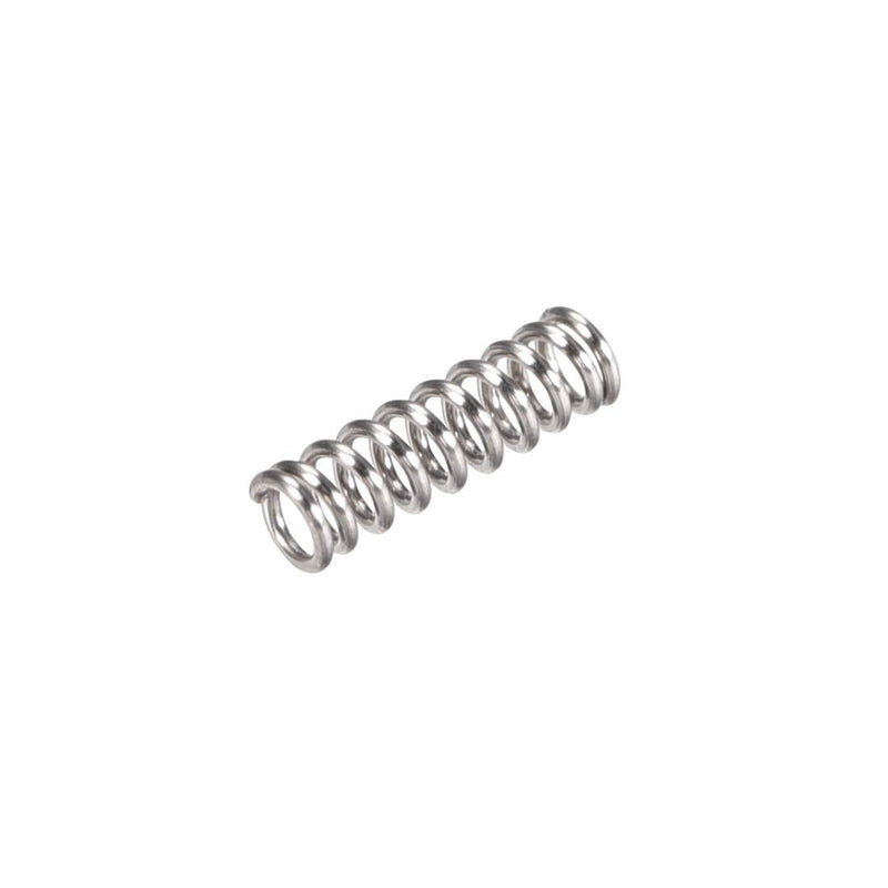 [Australia - AusPower] - uxcell Compression Spring,304 Stainless Steel,3mm OD,0.5mm Wire Size,6mm Compressed Length,10mm Free Length,4N Load Capacity,Silver Tone,10pcs 3mmx0.5mmx10mm 